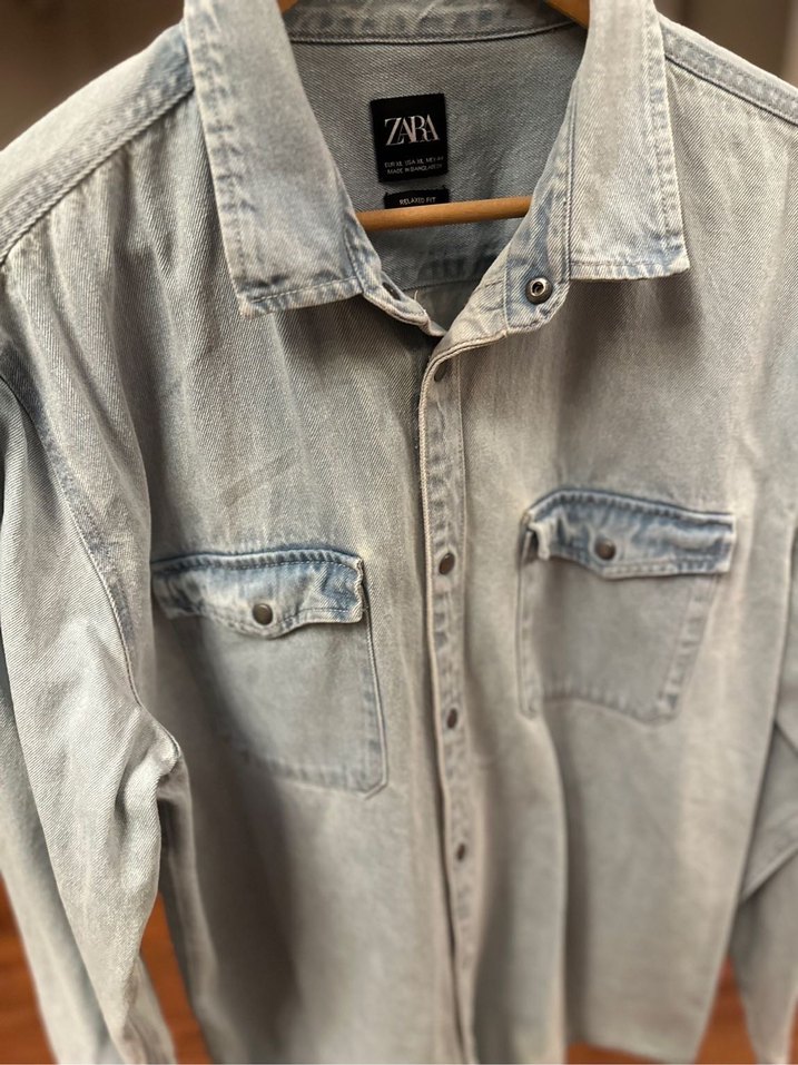 Erkek kot gömlek ceket - Görsel 3