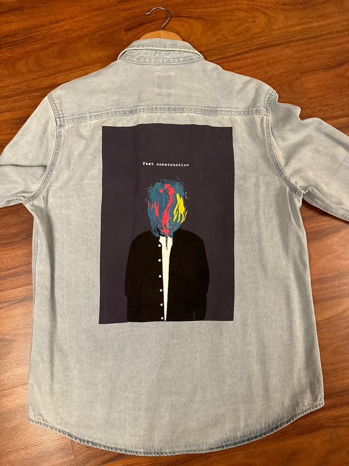 Erkek kot gömlek ceket - Görsel 2