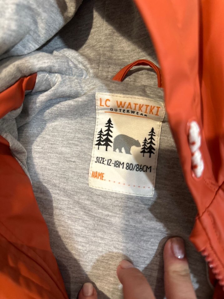 Kapüşonlu çocuk yağmurluk - Görsel 5