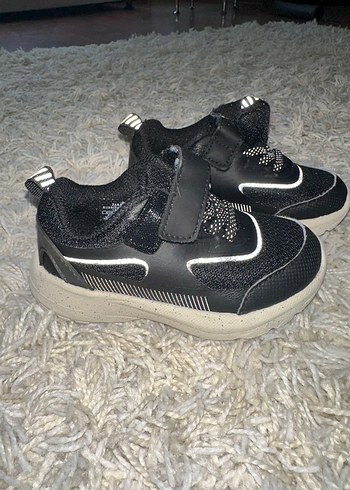 Erkek Çocuk Siyah  Spor Ayakkabı - Görsel 6