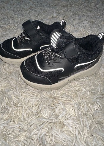 Erkek Çocuk Siyah  Spor Ayakkabı - Görsel 8