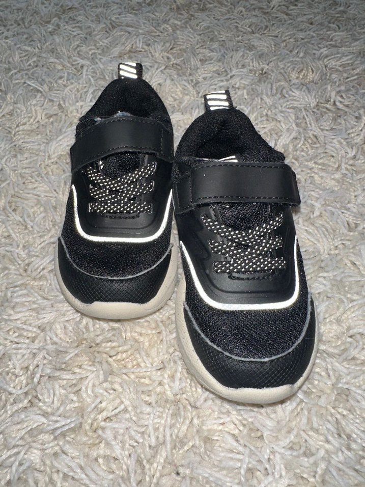 Erkek Çocuk Siyah  Spor Ayakkabı - Görsel 2