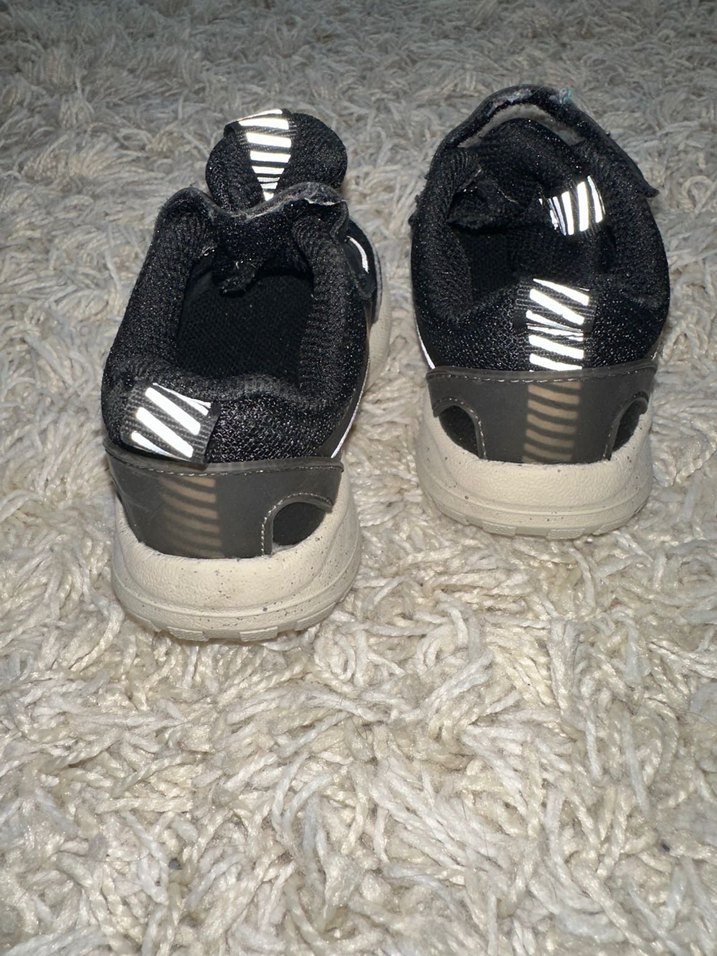 Erkek Çocuk Siyah  Spor Ayakkabı - Görsel 4