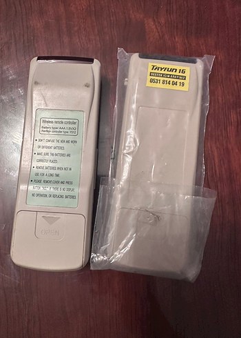 Beyaz Gri Klima Uzaktan Kumandası - Görsel 3