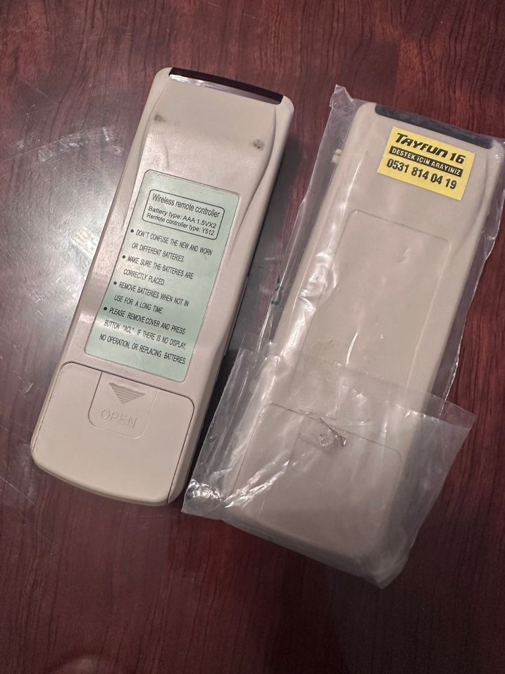 Beyaz Gri Klima Uzaktan Kumandası - Görsel 2