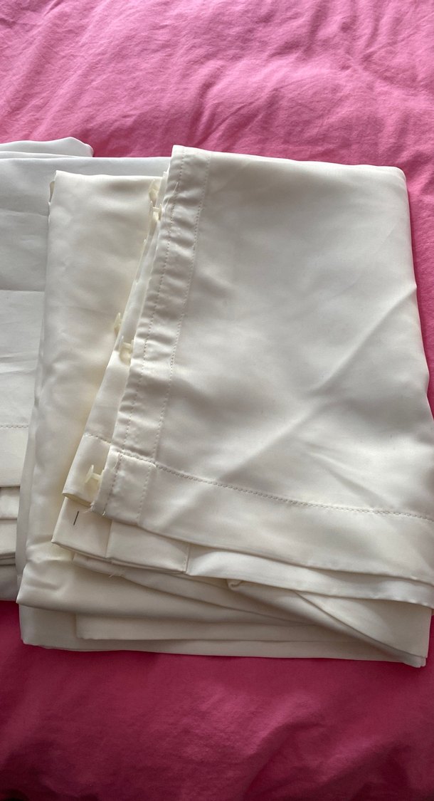 Beyaz Düz fon perde - Görsel 2