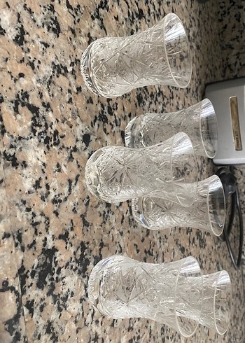 American Vintage Kristal çay bardağı