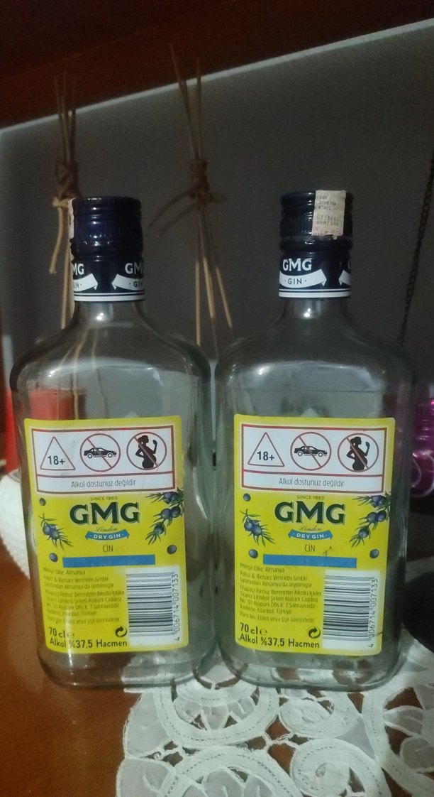 GMG Dry Gin Vintage şişe(2li) - Görsel 2