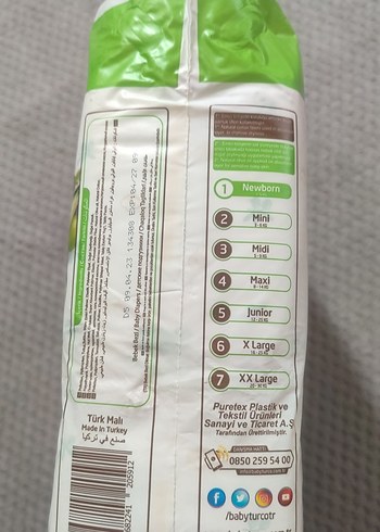 Turco Bebek Bezi Yeni Doğan 64'lü - Görsel 2