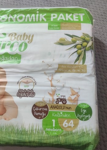 Turco Bebek Bezi Yeni Doğan 64'lü - Görsel 3