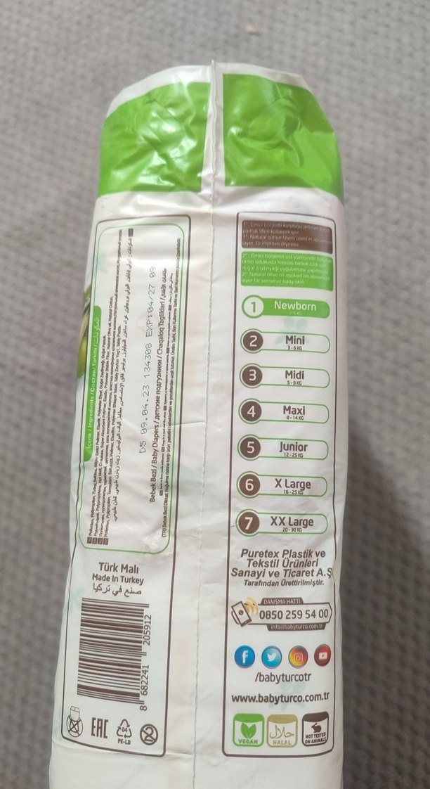 Turco Bebek Bezi Yeni Doğan 64'lü - Görsel 2