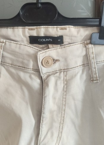 Krem renkte Kemerli Erkek Rahat Şort - Görsel 2