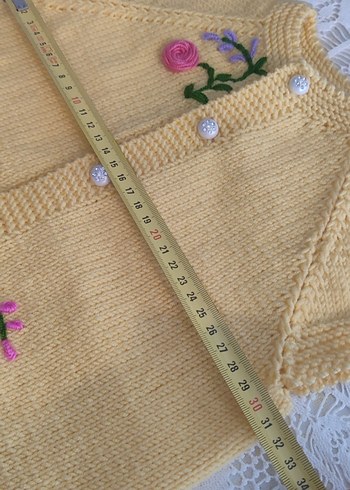 Nakışlı Kız Çocuk yelek - Görsel 6