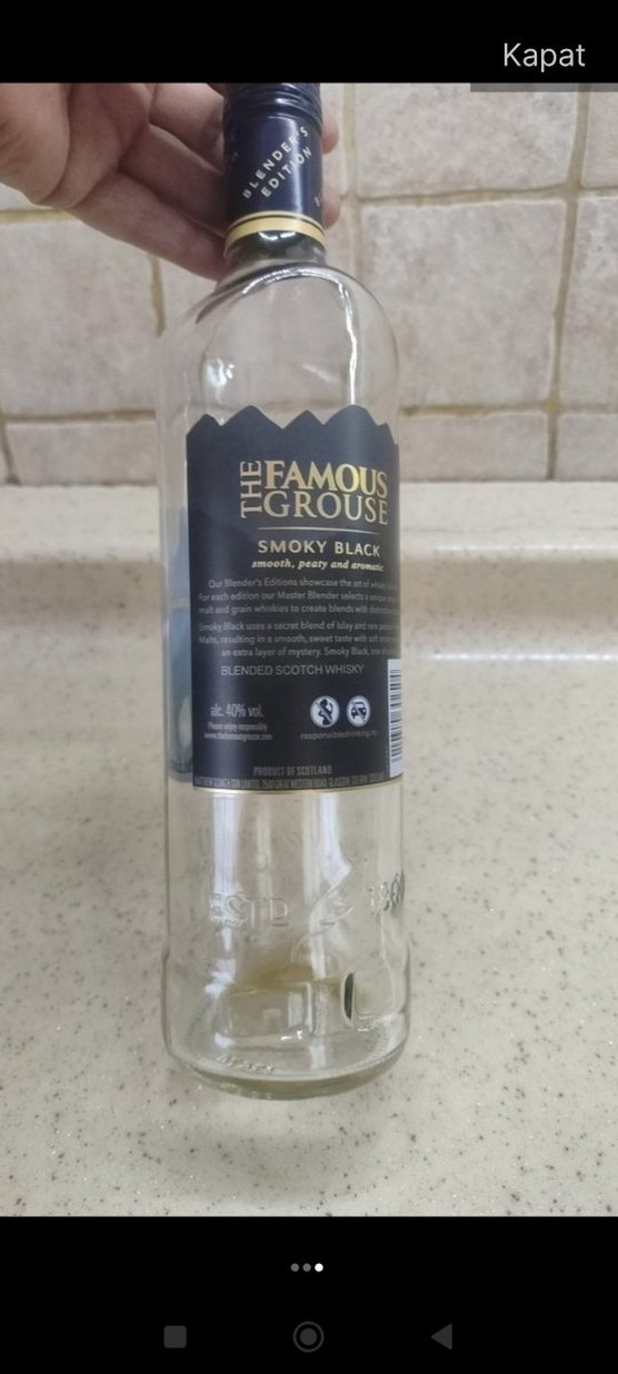 The Famous Grouse Smoky Black Viski Şişesi - Görsel 3