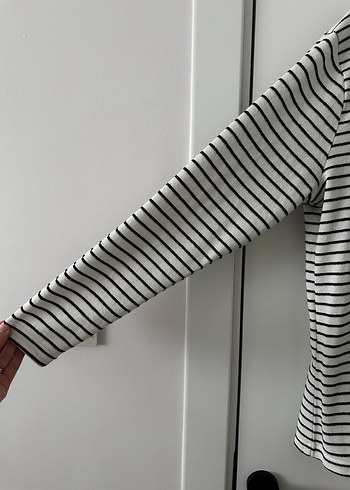 46 Beden Trendyol curve Sırt dekolteli kayık yaka havlu kumaş tişört