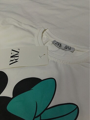 7 Yaş Beden Zara Minnie Detay Şort Takım