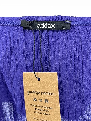 l Beden mor Renk Addax Bluz %70 İndirimli.