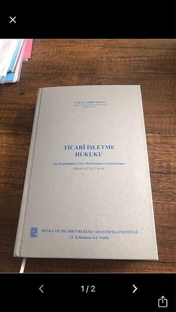 Sabih arkan ticari işletme hukuku