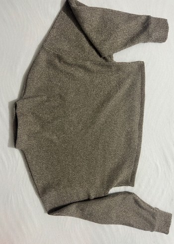 Bej Yumuşak Dokulu Kısa Kadın Kazak - Görsel 2