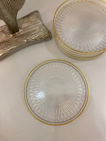 Gold servis tabağı