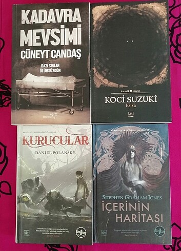 Korku ve gerilim kitap lotu