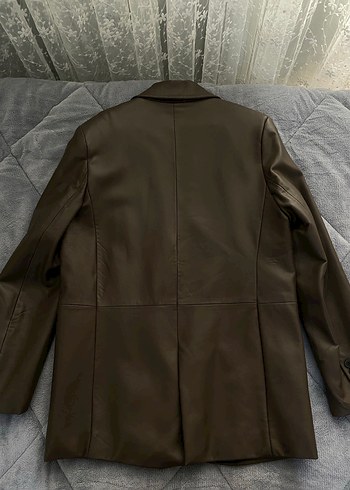stradivarius deri ceket - Görsel 2