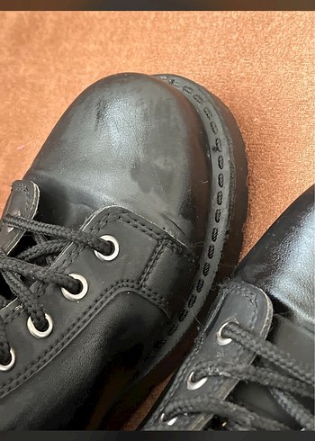 Siyah Deri Tokalı Biker Bot - Görsel 6