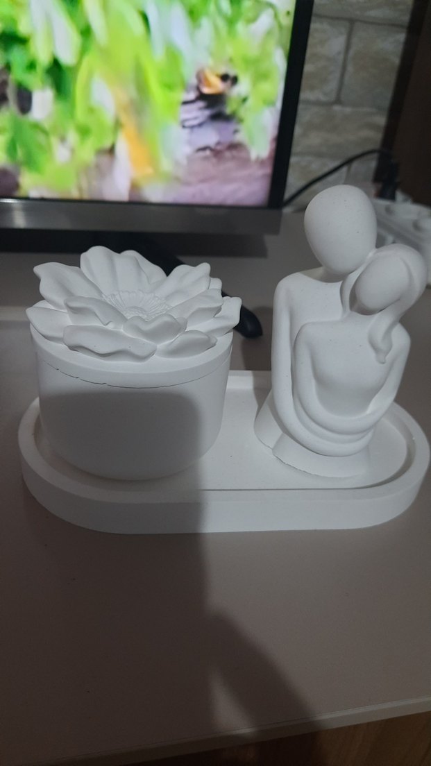 sevgili ve dekoratif mumluk - Görsel 2