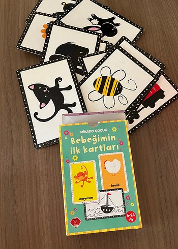 Mikado Çocuk Bebeğimin İlk Kartları Eğitici Oyuncak
