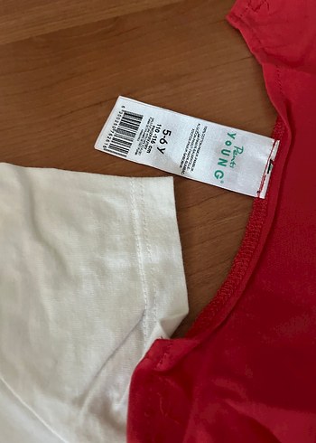 Penti Kız Çocuk Kırmızı Baskılı Kısa Kollu Pijama Takımı