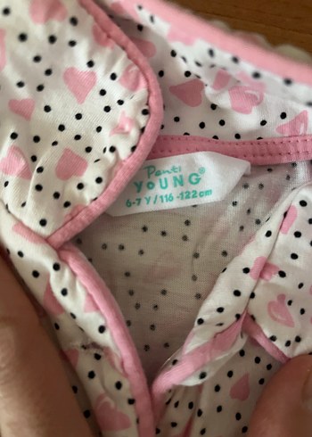 Penti Çiçek Desenli Kısa Kollu gömlek Pijama Takımı
