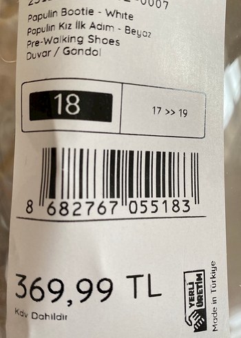 Fiyonklu Beyaz Kız Çocuk Babet Ayakkabı - Görsel 3