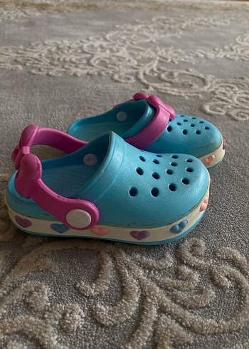 Kız Çocuk Mavi Papyonlu Terlik - Görsel 2