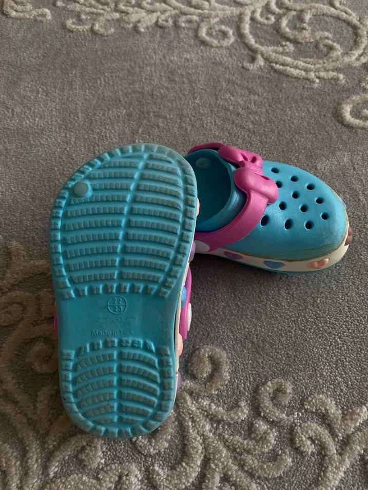 Kız Çocuk Mavi Papyonlu Terlik - Görsel 3