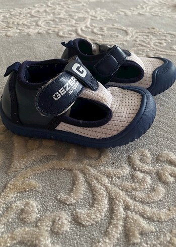 Erkek Çocuk Mavi Gri Spor Sandalet - Görsel 2