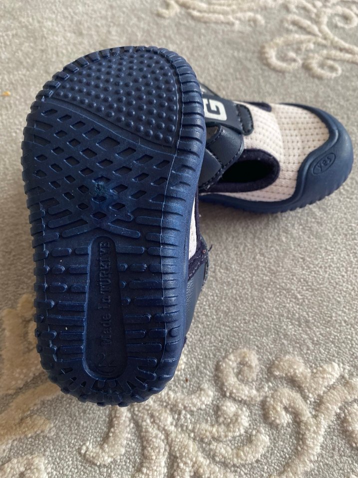 Erkek Çocuk Mavi Gri Spor Sandalet - Görsel 3