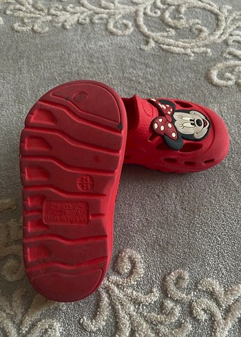 Kırmızı Minnie Mouse Kız Terlik - Görsel 3