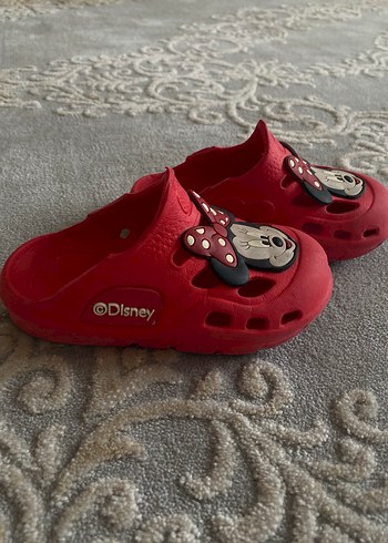 Kırmızı Minnie Mouse Kız Terlik - Görsel 2