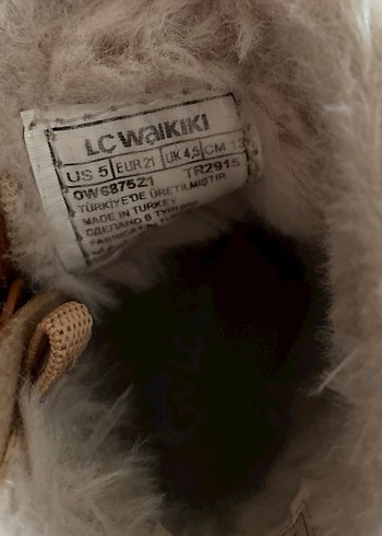 Kız Çocuk Kahverengi Kürklü Süet Bot - Görsel 4