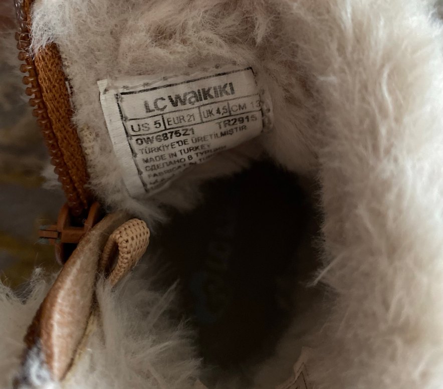 Kız Çocuk Kahverengi Kürklü Süet Bot - Görsel 4