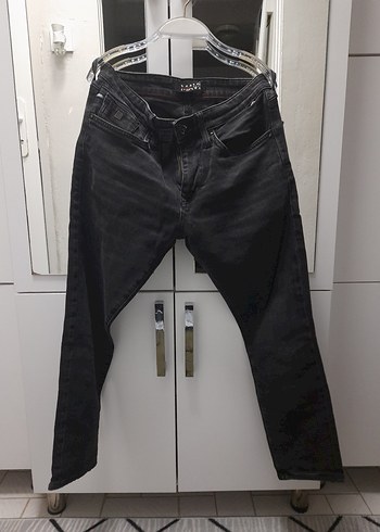 30 Beden siyah Renk erkek mavi jeans kot pantolon