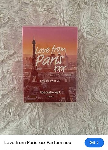 The beauty dept .Love from Paris Xx bayan parfüm 