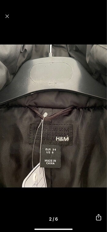 H&M H&m kadın mont