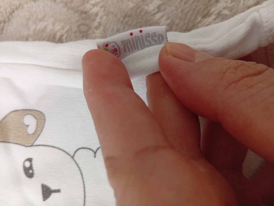 Beyaz Baskılı Bebek İçlik - Görsel 3