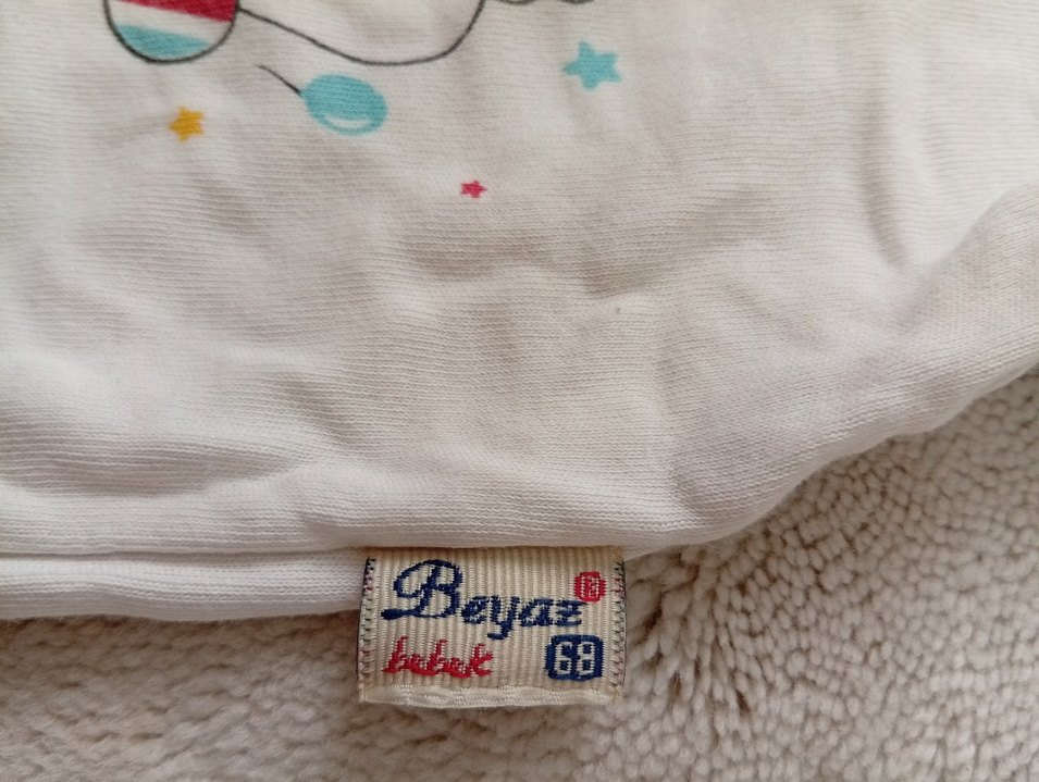 Renkli Nakışlı Bebek zıbın - Görsel 2