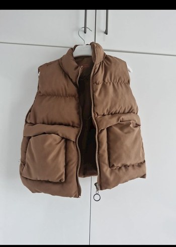 Kahverengi Şişme Erkek Çocuk Yeleği - Görsel 2