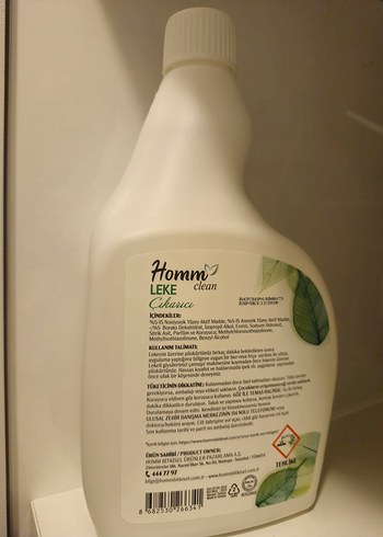 Hommo Leke Çıkarıcı Temizleyici 750 ml - Görsel 2