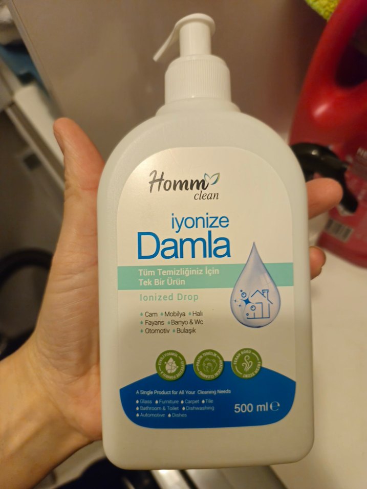 Homm İyonize Damla Temizleyici 500ml - Görsel 2