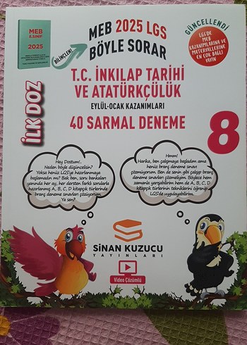  Beden MEB 2025 LGS T.C. İnkılap Tarihi ve Atatürkçülük Soru Bankası