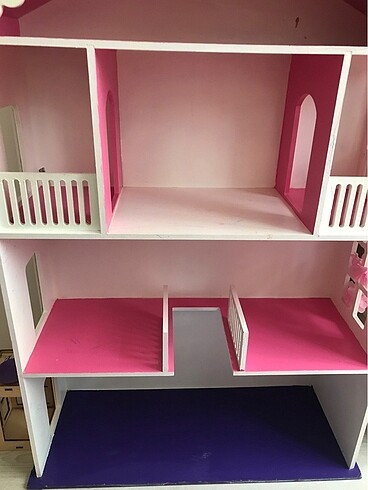  Beden Ahşap barbie evi 3 katlı